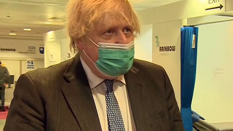 Boris Johnson encourages everyone to get a booster jab