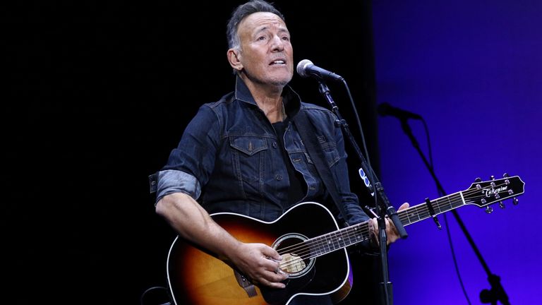 Bruce Springsteen has reportedly sold his music rights to Sony Music in a multimillion-pound deal. Pic: Greg Allen/Invision/AP