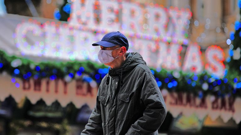 Christmas is in full swing in the centre of Cardiff - but new restrictions are imminent