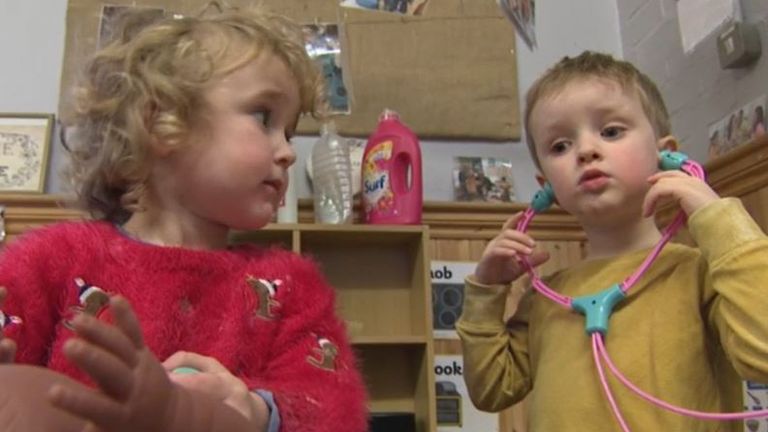 Experts say staff in nurseries across the country have noticed "children&#39;s behaviour and also their social and emotional development have really been impacted during the pandemic