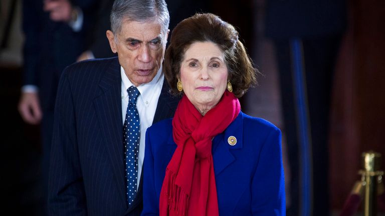 Former Senator Robb and his wife Lynda in 2018 Pic: CQ Roll Call via AP