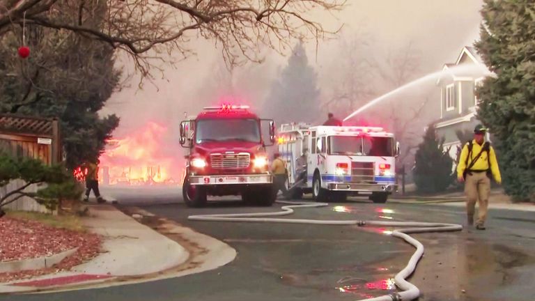 Hundreds of homes have been destroyed in Colorado