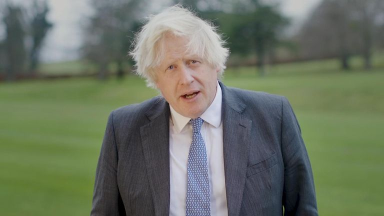 Johnson uses New Year message to urge people to get vaccines