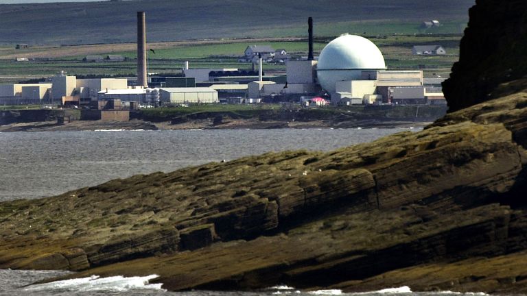 The UK Atomic Energy Authority (UKAEA) plant at Dounreay, near Caithness, where investigations were continuing to establish how 20 workers were contaminated with radioactive particles. 1/9/2002