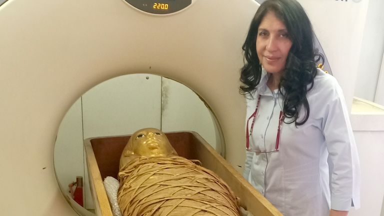 Le Dr Sahar Saleem, radiologue de l'Egyptian Mummy Project, a déclaré 