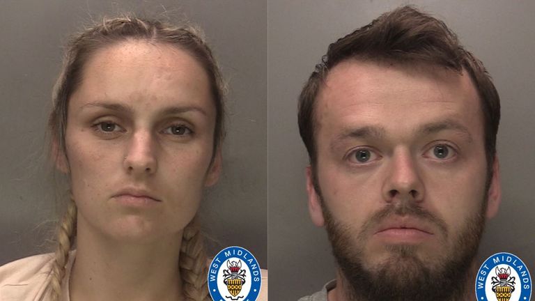 Emma Tastin and Thomas Hughes have been found guilty of abusing and murdering Hughes'  Six year old son