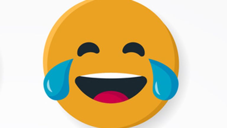 The cry-laugh emoji is deemed 'cheugy' by some people