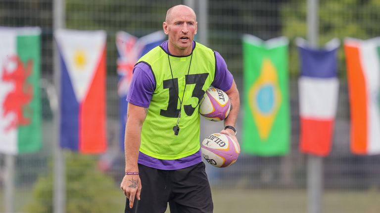 Former Wales and British Lions star Gareth Thomas has been candid about his HIV status Pic: AP