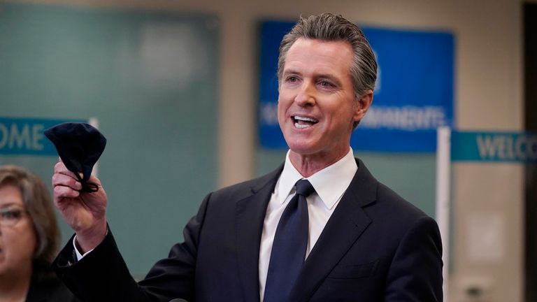 California Gov. Gavin Newsom Pic Associated Press 