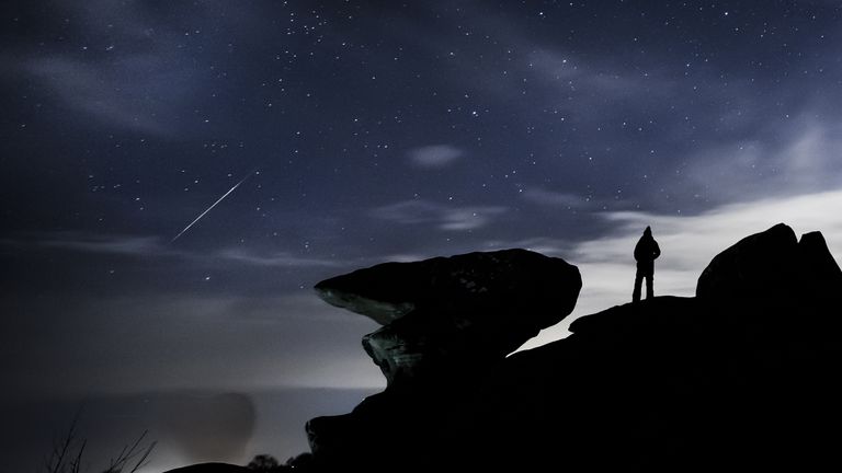 Sky gazers will see a celestial display of shooting stars this week