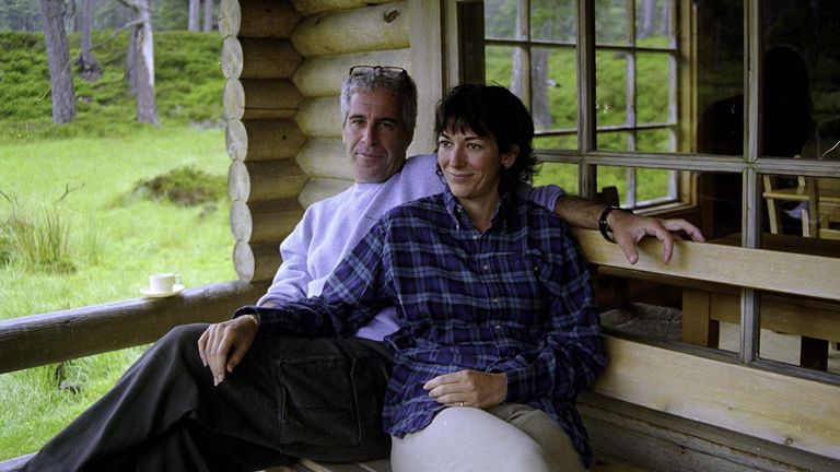 Undated handout photo issued by US Department of Justice of Ghislaine Maxwell with Jeffrey Epstein, which has been shown to the court during the sex trafficking trial of Maxwell in the Southern District of New York. The British socialite is accused of preying on vulnerable young girls and luring them to massage rooms to be molested by Epstein between 1994 and 2004. Issue date: Wednesday December 8, 2021.