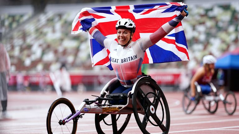 Wheelchair racer Hannah Cockroft has been recognised with an OBE