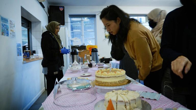 Pictured  at tea party in North London

Hong Kongers warn of &#39;social conflict&#39; as new arrivals to UK struggle to find jobs, housing and school places

