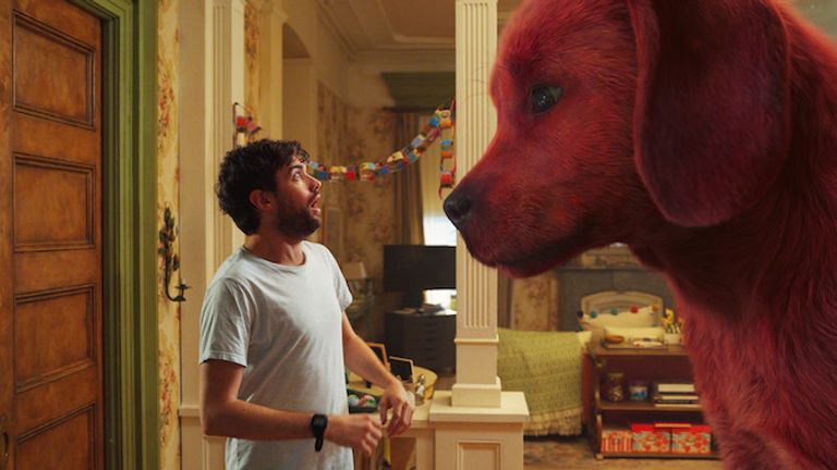 Jack Whitehall in CLIFFORD THE BIG RED DOG. Pic: Paramount Pictures