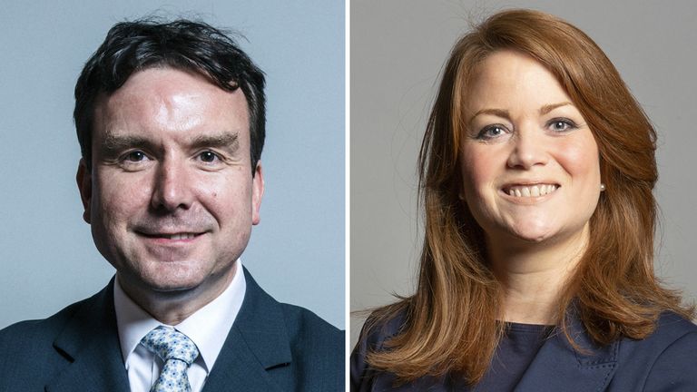 Pictured - Andrew Griffiths and Kate Griffiths
