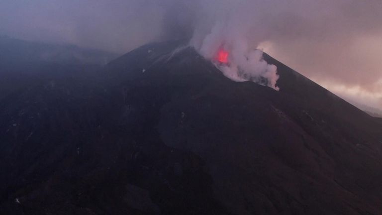 La Palma&#39;s Cumbre Vieja volcano entered its 85th day of eruption leaving cars and homes buried in a blanket of ash.