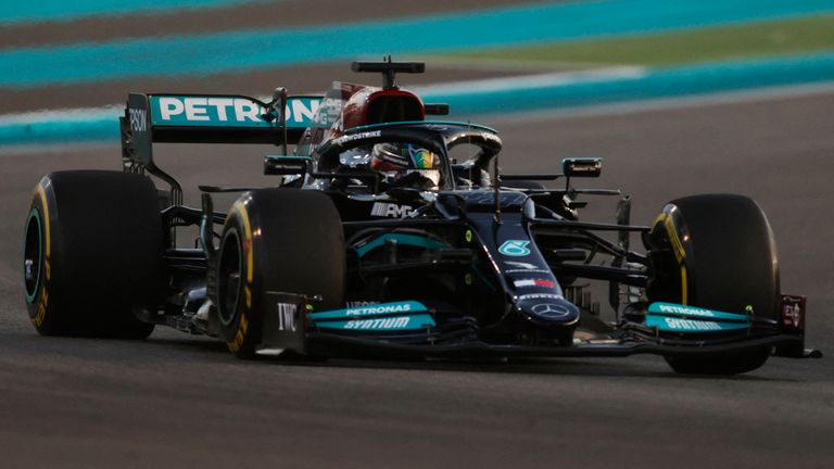 Lewis Hamilton au Grand Prix d'Abou Dhabi