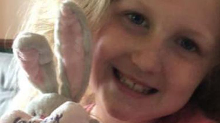 Lily Rose Morris, 10, died after being hit by a car in Oldham. 