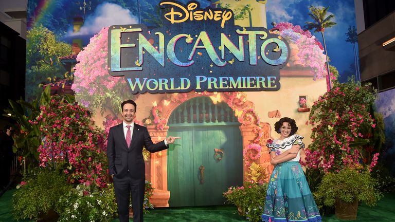 Miranda wrote the new Disney movie Encanto.  Photo: Disney