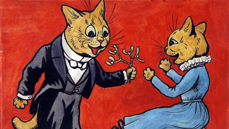 Louis Wain was famous for painting cats. Pic: Chris Beetles Gallery, St James&#39;s, London