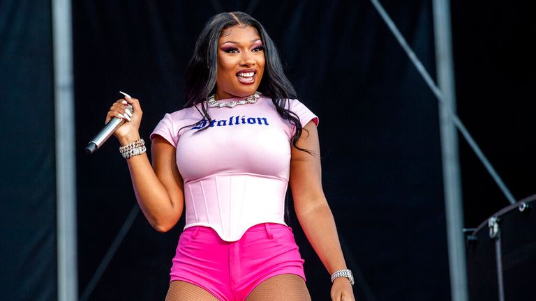 Megan Thee Stallion will also perform at the events. Pic: Amy Harris/Invision/AP