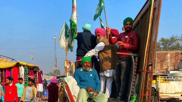 People celebrating the victory 