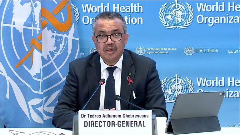 Dr Tedros Adhanom Ghebreyesus is director general of the World Health Organisation