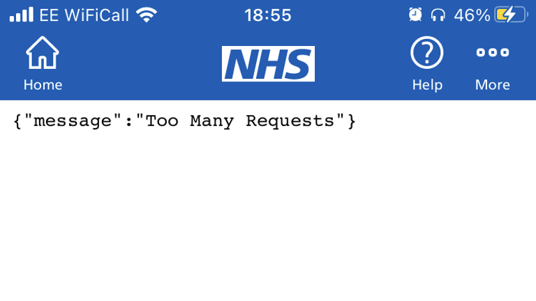 Within minutes of the PM announcing Plan B restrictions, the NHS App began experiencing issues