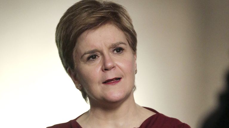 EMBARGOED TO 0001 FRIDAY DECEMBER 24 File photo dated 15/12/21 of First Minister Nicola Sturgeon, who has said the vaccination campaign had been "a source of brightness during a really difficult month" as she used her Christmas message to urge Scots to get the jab. Issue date: Friday December 24, 2021. In the First Minister&#39;s address on Christmas Eve she thanked all those who were working over the festive period, and paid special tribute to the thousands of people who had been involved in the ra