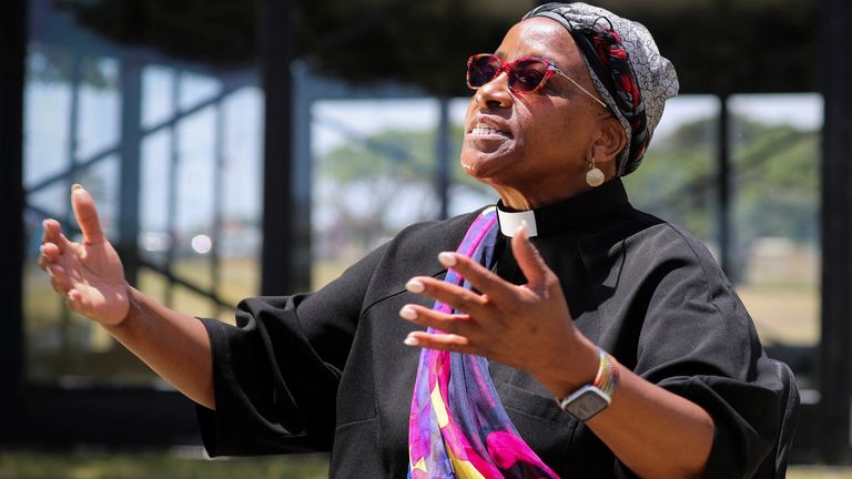 Nontombi Naomi Tutu praised her father&#39;s courage