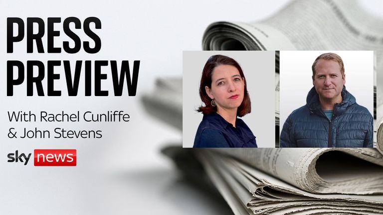 Deputy Online Editor of the New Statesman, Rachel Cunliffe, and Deputy Political Editor of The Daily Mail, John Stevens.
