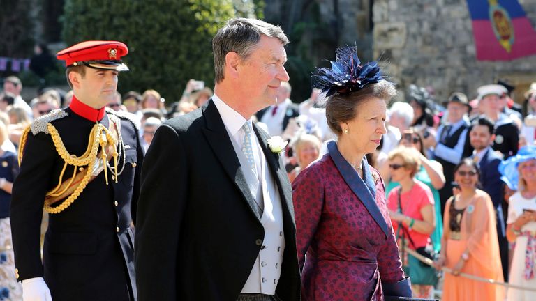 Princess Anne and her husband, Sir Timothy Lawrence, are isolating after he tested positive for COVID-19. 