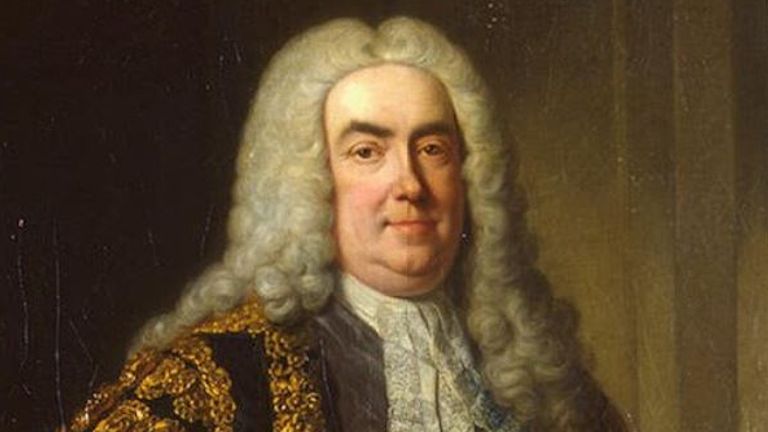 Sir Robert Walpole, the first British prime minister. Pic: gov.uk