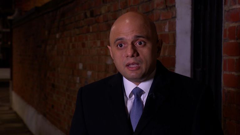 Health secretary Sajid Javid announces new requirements for travellers entering the UK to take a PCR test 48 hours before departure.