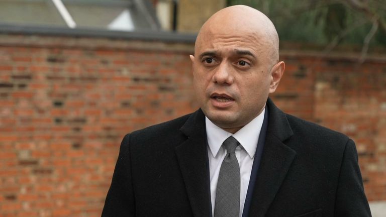 Sajid Javid has stressed the need for people to get their booster jabs over the festive period. 