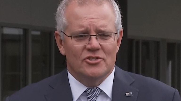 Scott Morrison says Australia will not be sending official government representatives to the Winter Olympics in China