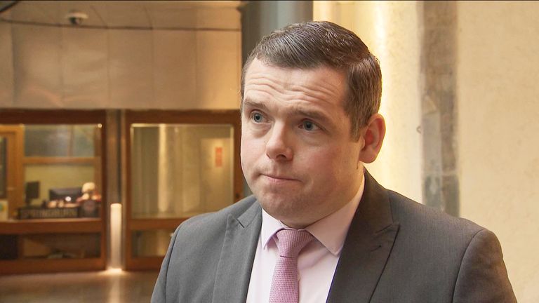 Scottish Conservative leader Douglas Ross MSP