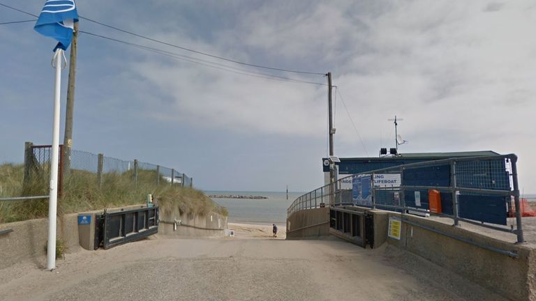 The incident is said to have happened on Beach Road in Sea Palling. Pic: Google Street View