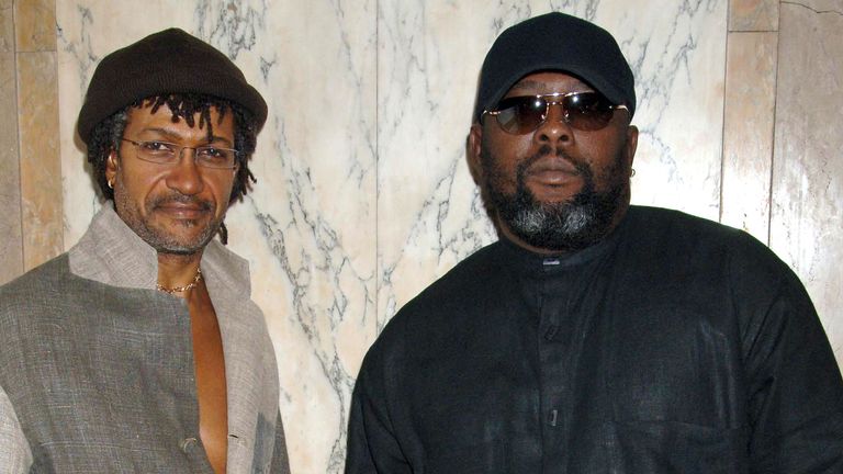 Shakespeare (right) with Sly Dunbar in 2005. Pic: Richard Young/Shutterstock