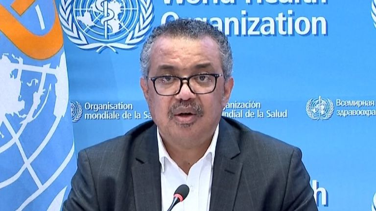 Dr Tedros Adhanom Ghebreyesus called on countries to reach 70% immunization rate