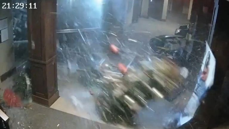 Security Footage Shows Tornado Destroying Lobby of Kentucky Bank