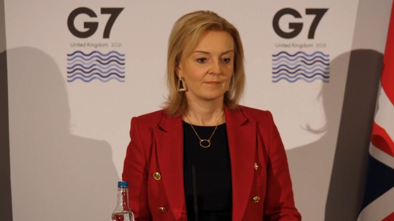 La ministre des Affaires étrangères Liz Truss MP a déclaré que le sommet du G7 à Liverpool avait montré une 