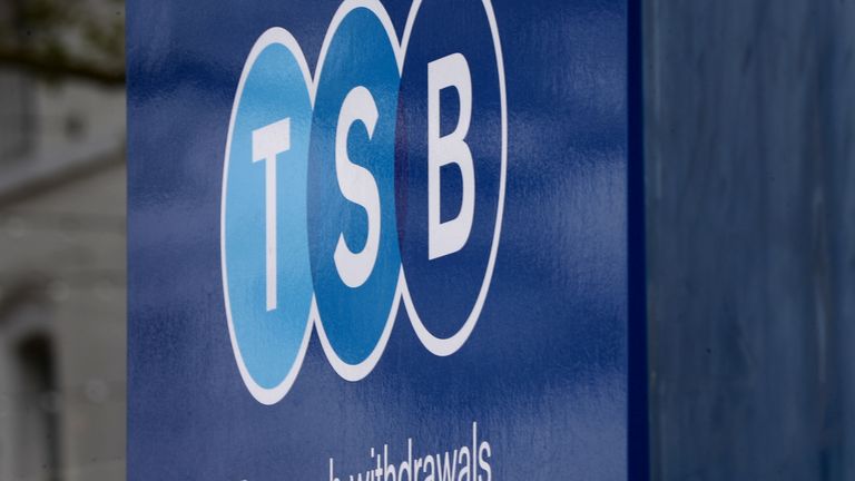 A TSB branch in Ashford, Kent