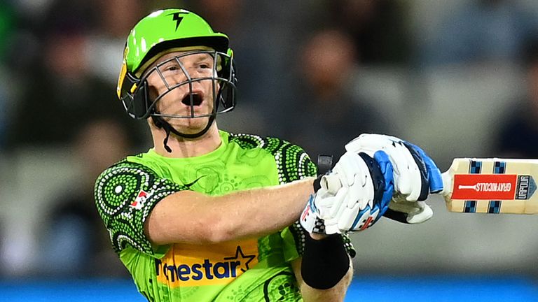 Highlights Sam Billings Runs In Vain For Sydney Thunder In Big Bash Video Watch Tv Show Sky Sports