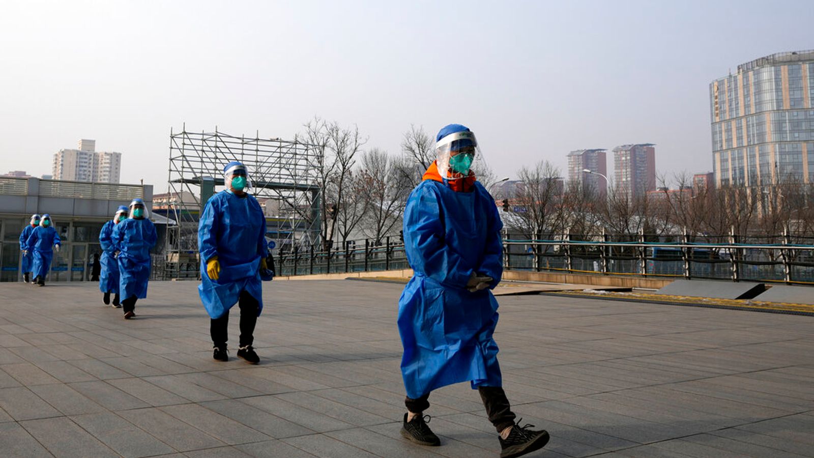 COVID-19: Parts of Beijing sealed off after two cases found - a week before city hosts Winter Olympics