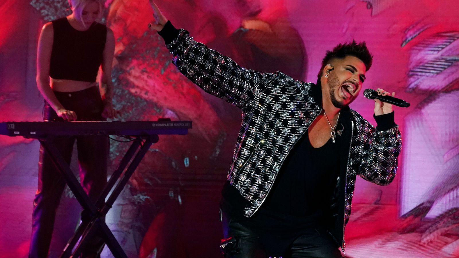 Adam Lambert Turning 40 Is Terrifying Singer With Peter Pan   Skynews Singer Adam Lambert 5632484 