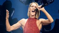 Singer Celine Dion performs during her first Courage World Tour show on 18 September 2019 in Quebec. Pic: AP