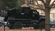 Hostage incident at Texas synagogue
A law enforcement vehicle is parked at a school in the area where a man believed to have taken people hostage at a synagogue during services that were being streamed live, in Colleyville, Texas, U.S. January 15, 2022. REUTERS/Shelby Tauber