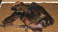 Lindow Man, the preserved body of a man believed to be from the Iron Age that, was discovered in a peat bog in Cheshire in 1984