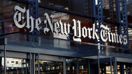 FILE PHOTO: The New York Times building is seen in Manhattan, New York, U.S., August 3, 2020. REUTERS/Shannon Stapleton/File Photo
